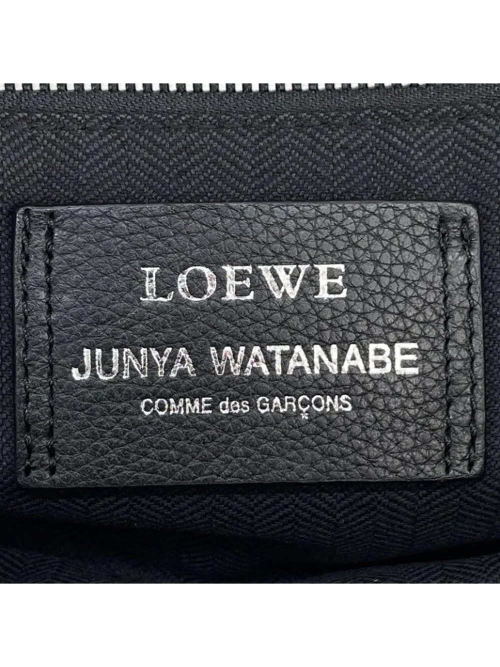 Loewe Amazona 335.76 Handbag Leather Black Jyunya Watanabe Patchwork